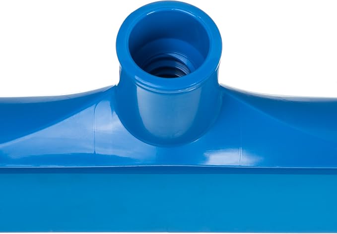 SPARTA 3656714 Plastic Floor Squeegee, Shower Squeegee, Heavy Duty Squeegee With Rubber Blade For Windows, Glass, Shower Doors, Floors, Windshields, 20 Inches, Blue, (Pack of 6)