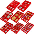 Earring Organizer Stackable Jewelry Storage Box Jewelry Drawer Organizer Removable Display Tray Organizer for Necklace Earring Ring