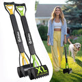 Large Dog Pooper Scooper for Yard, 32 inch Long Handle, 2-Pack
