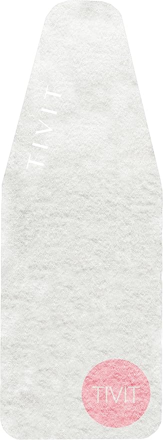 Premium Felt Underlay Padding - Extra Large Fitting up to 19 x 55 Inch Ironing Boards - Thick Polyester Felt Ironing Pad in White - Easily Cut Down to The Desired Size Ironing Board Extra Padding