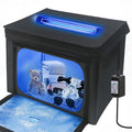 Large UV Sanitizer Box, 36L Portable Sanitizing and Cleaning Machine with 3-Level Timer, O-zone Foldable UV Cleaner Box for Household Use Like Phone, Towel, Key, Etc. with O-zone