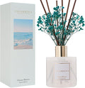 Reed Diffuser - Ocean Breeze Scented Diffuser with 8 Sticks Home Fragrance Reed Diffuser for Bathroom Shelf Decor