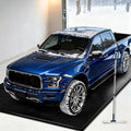 Garage Floor Mat(8'6"x22'), PVC Containment Mat with Rubber Wiper | Non-Slip, with a Rubber Wiper and Stay Put Corners, Waterproof Protection from Snow, Rain and Mud for Cars, SUV, Trucks