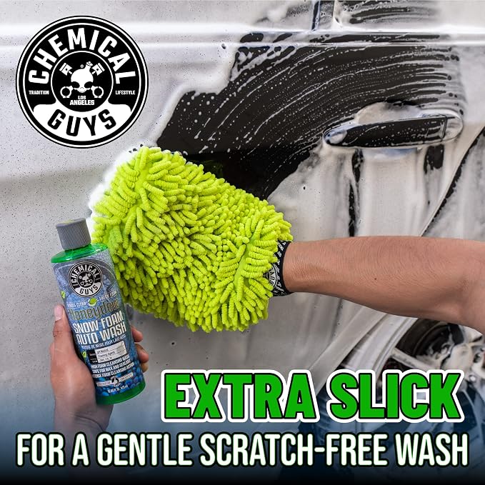 Chemical Guys, Honeydew Snow Foam Car Wash Soap for Foam Cannons, 64 oz | High-foaming pH-balanced suds for cannons, guns or buckets, gentle on wax and coatings, fresh honeydew scent