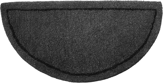 UniFlame - Gray 100% Wool Hearth Rug - Size: 44" L x 22" W | Protects Floor from Heat, Embers, and Sparks
