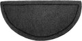 UniFlame - Gray 100% Wool Hearth Rug - Size: 44" L x 22" W | Protects Floor from Heat, Embers, and Sparks
