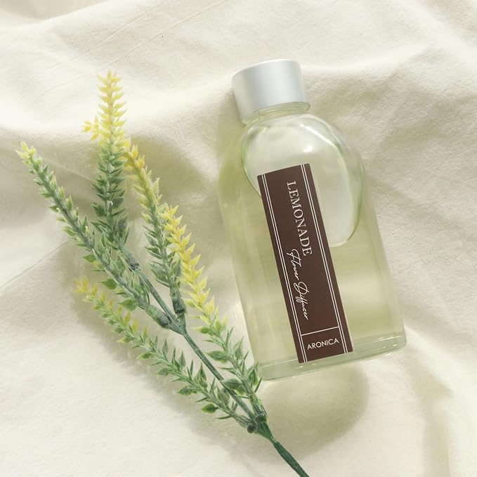 Lemon Scented Air Freshener, Reed Diffuser Scent for Apartment, Lemon Infussd Room Freshener, Citrus House Scent, New Apartment Essentials, House Warming Gifts New Home