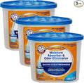 Arm & Hammer Fragrance Free Refillable Moisture Absorber and Odor Eliminator 14 oz. Tub