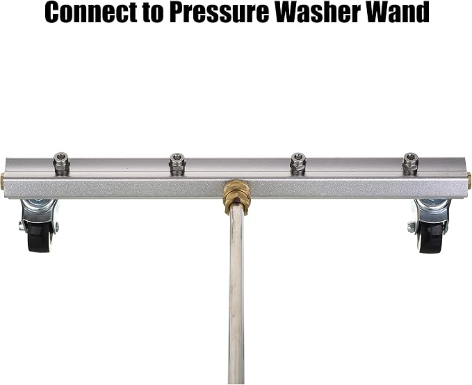 M MINGLE 13’’ Pressure Washer Undercarriage Cleaner with 2 Extension Wands | Under Car Wash with 4 Nozzles, Removes Underbody Dirt and Oil, Fits Cars, Trucks, SUVs and Trailers, 4000 PSI