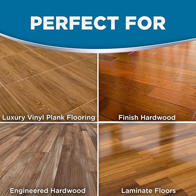 Weiman Hardwood Floor Cleaner and Polish Restorer Combo - 2 Pack - High-Traffic Hardwood Floor, Natural Shine, Removes Scratches, Leaves Protective Layer
