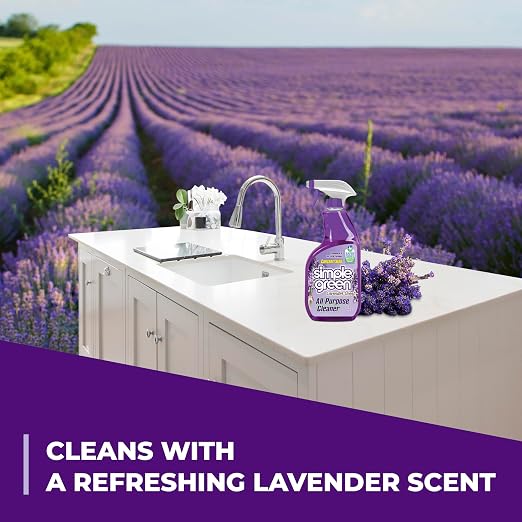 Simple Green AllPurpose Cleaner, 32 Fl Oz (Pack of 3), Lavender, 96 Fl Oz