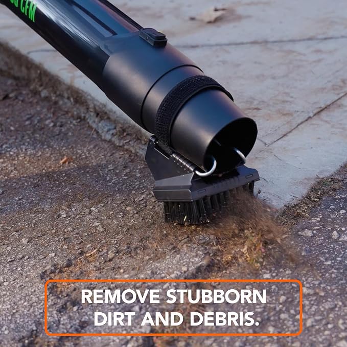 Blower Brush Universal Leaf Blower Attachment – Effortlessly Clear Debris with Durable Bristles, Fits Most Blower Models, Perfect Accessory for Lawn Care, Driveways, Patios, and Gutters