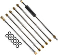 M MINGLE Pressure Washer Wand Extension, 7.5-Feet, 1/4’’ QC, 4000 PSI | Stainless Steel Lance, Adjustable Length up to 90 Inches, Fits Most Cleaning Attachments, Clears Hard-to-Reach Surfaces