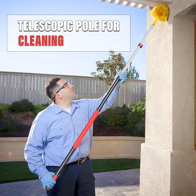 DIYSELF 3.5 FT Paint Roller Extension Pole, 1.5-3.5 Ft Telescoping Pole | Paint Roller Stick, Extension Pole for Painting, Telescoping Pole for Cleaning, Dusting, Windows & Ceilings, Aluminum Alloy