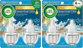 Air Wick Plug in Scented Oil Refill, 2ct, Turquoise Oasis, Essential Oils, Air Freshener (Pack of 2)