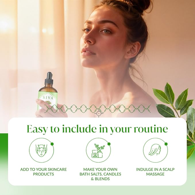 Siva Citronella Essential Oil, Glass Bottle with Dropper, 4 Fl Oz (118 ml) | Citronella Oil for Outdoor Spray, Patio, Diffuser, Home Fragrance, Candle, Soap, Body Massage, Cleaning Blends & DIY Projects