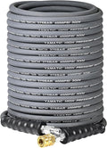 YAMATIC 3/8" ID Pressure Washer Hose 100 FT, 4000 PSI, Kink-Resistant 3/8Inch Swivel Quick Connect, Non-Marking Rubber Jacket, Steel Wire Braided, Hot Water 212°F Replacement Power Washer Hose
