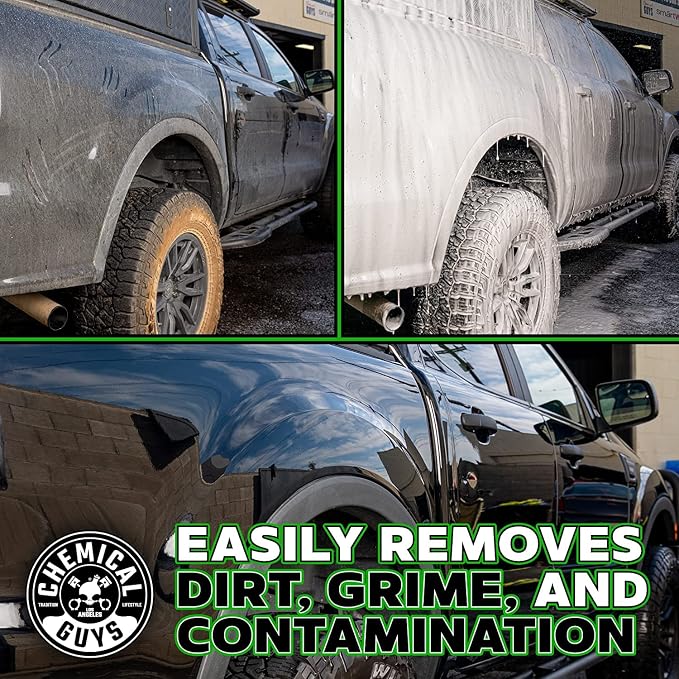 Chemical Guys, TORQ Max Foam 8 Cannon & Honeydew Snow Foam Kit, 1 Gallon | High-foaming cannon paired with a gallon of honeydew snow foam for thick, clinging, scratch-free suds