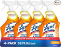 Lysol Pro Kitchen Spray Cleaner and Degreaser, Antibacterial All Purpose Cleaning Spray for Kitchens, Countertops, Ovens, and Appliances, Citrus Scent, 22oz, (Pack of 4)