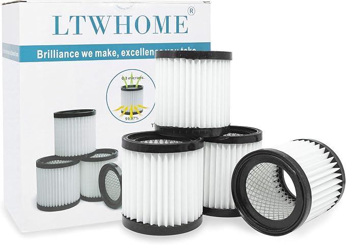 Replacement Ash Vacuum HEPA Filter Fit for Hearth Country Ash Vacuum FCP3552816 Part 411(Pack of 4)