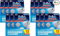 Finish Dishwasher Cleaner Tablets, Deep Cleans Hidden Grease & Grime, Fights Odors, No Extra Wash Cycle, Helps Maintain Dishwasher, 12 Month Supply, 12 Count (Pack of 4)