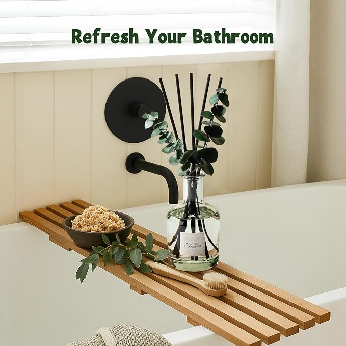 Wild Mint & Eucalyptus Reed Diffuser, 6.76 oz | Real Dried Eucalyptus Leaves, 8 Reeds, Long-Lasting Essential Oil, Home Fragrance, Bedroom or Bathroom Décor