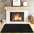 Hearth Rugs Fireproof, Fireplace Mat, Fireplace Rugs Fire Resistant, 48" x28”, Heated Floor Mat for Outdoor BBQ Grills, Fire Pits, Smokers, Woodstoves