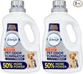 Febreze Laundry Detergent Additive for Pet Supplies,Maximum Strength In Wash Pet Odor Eliminator,Designed to Remove Tough Odors in Fabrics and Clothing-in a Wash,Fresh Scent,98 fl oz,(Pack of 2)