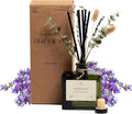 Craft & Kin Premium White Peony & Tuberose Reed Diffuser with Dried Flowers – 5 oz Essential Oil Diffuser for Home & Bathroom – Long-Lasting Fragrance Diffuser Sticks – Room Decor Air Freshener