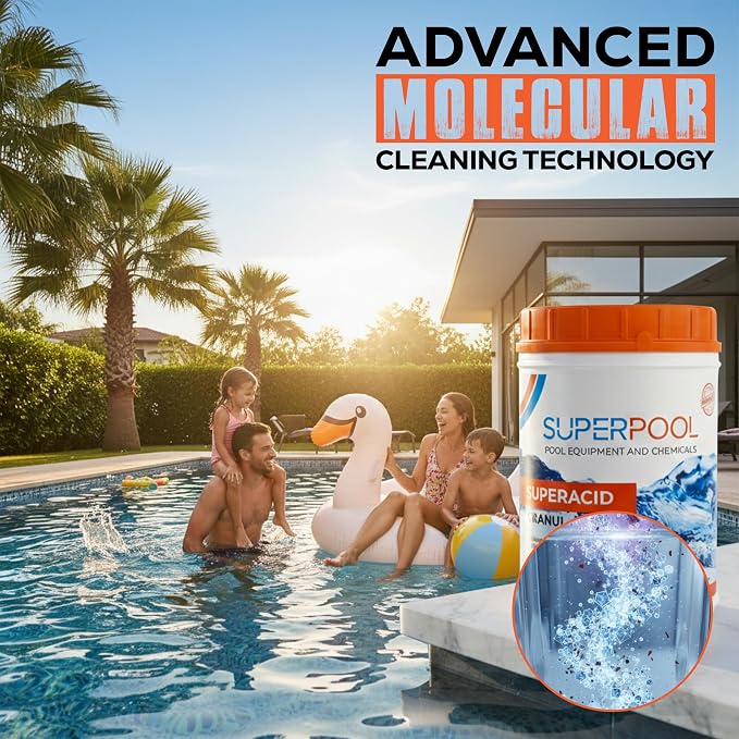 Pool Filter Cleaner for Cartridge, Sand & DE Filters – Filter Cleaning Formula for Pools, Spas & Hot Tubs, 2.2 lb
