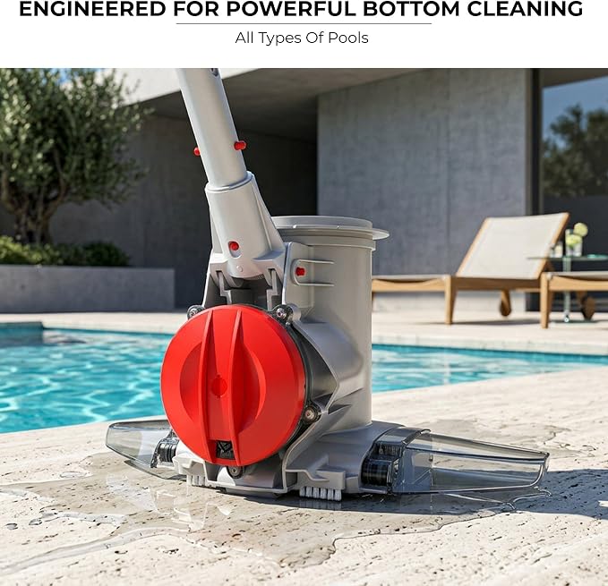 VOLTERA 90 Cordless Pool Vacuum – Heavy-Duty Rechargeable Cleaner for All Pool Types, PowerBlade™ Technology, Dual Filtration & Extended Runtime