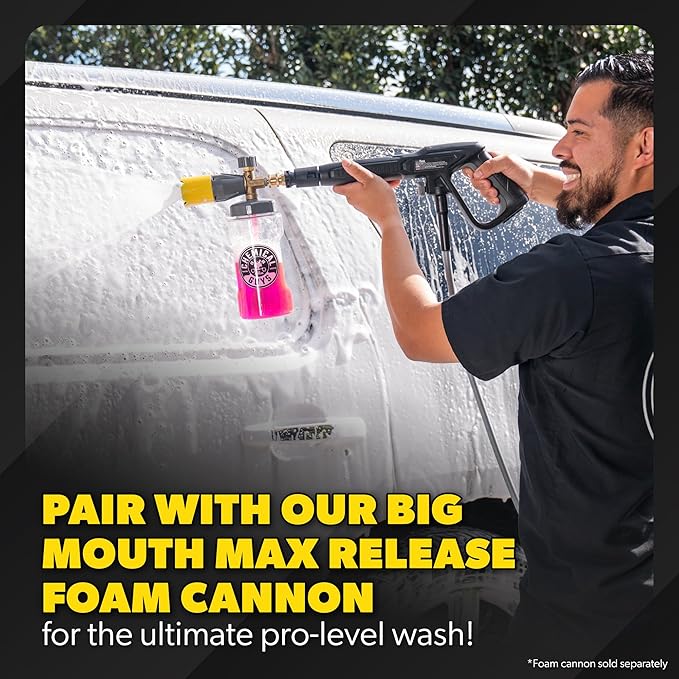 Chemical Guys, PM2000 PRO Electric Pressure Washer, 2030 PSI, 25 ft Hose | For car wash and home, 2030 PSI 1.77 GPM, 14.5 amp electric pressure washer for home use