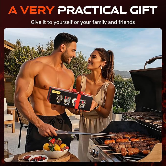 Grill Brush Bristle-Free Steam Replaceable Cleaning Head [No Handle]，Heat-Resistant Kevlar Head with Grill Scraper, Safe Barbecue Grill Cleaning Head for All Grill Types