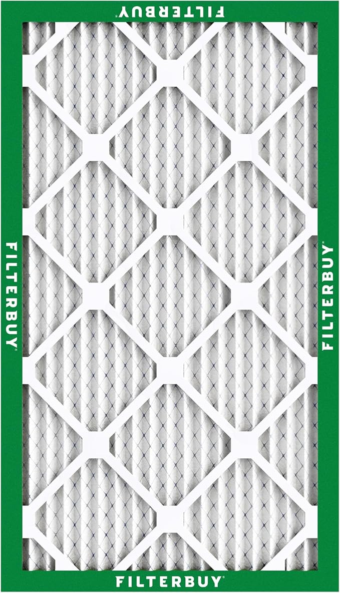 Filterbuy 20x32x1 Air Filter MERV 8 (MPR 700) Dust Defense Replacement (6-Pack), Electrostatic Pleated HVAC AC Furnace Filters, Made in USA (Actual Size: 20.00 x 32.00 x 0.75)