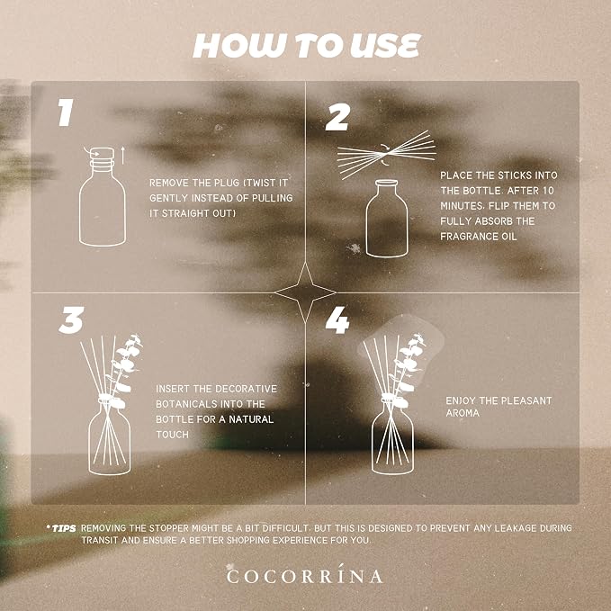Reed Diffuser Set of 3 with Dried Eucalyptus for Home & Office | Lavender Eucalyptus/Black Forest/Clean Cotton Scents, Aromatherapy Scented Oil Diffusers, 1.7 oz Each, Total 5.1 oz