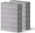 Lenicany 12Pack Pumice Stone for Toilet Cleaning Bowl Stick,Powerfully Cleans Hard Water Rings, Calcium Buildup & Stains, Suitable for Cleaning Toilet, Bathtubs, Kitchen Sink, Grill