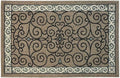 Pilgrim Home and Hearth 19674-1 - 4'x6' Area Rug - Area Rug with Non-Slip Backing, Ideal for Enteryway, Living Room, Bedroom, Kitchen, Bathroom, Laundry Room - Easy Clean, Durable, Low Pile Rug