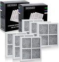 SEISSO LT120F Fresh Refrigerator Air Filter Replacement for LG, Compatible with Kenmore - Freshen up Refrigerator Air, Absorb Odors - 6 Packs