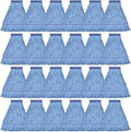 Matthew Cleaning Heavy Duty Mop Head Commercial Grade Replacement for General and Floor Cleaning, Wet Industrial Blue Cotton Looped End String Head Refills (Case of 24) Blue