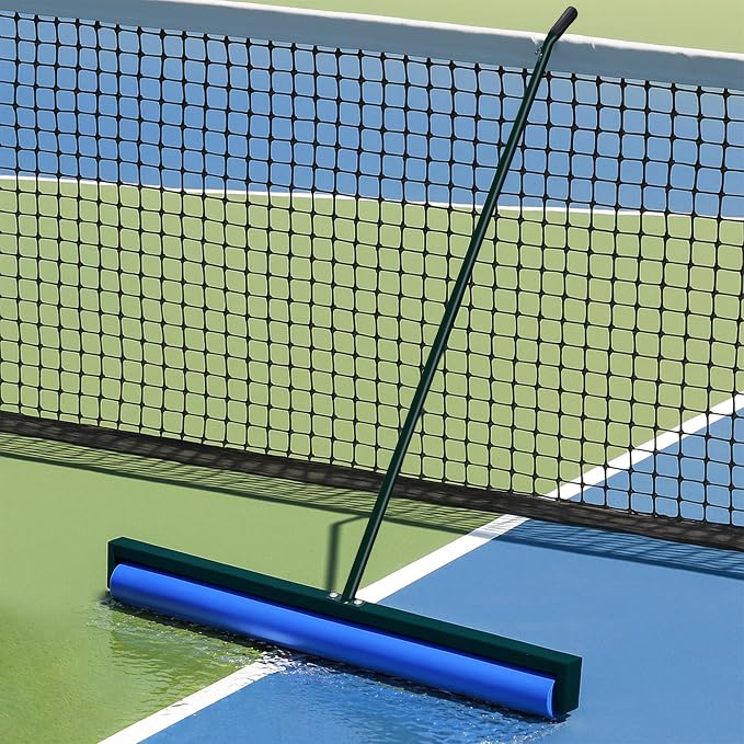 Tennis Court Squeegee, 38'' Foam Tennis Roller for Quick Clearing, Green | Quick Water Removal, Lightweight, PVA Tennis Foam Sponge Roller