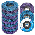 10 Pack Strip Discs Stripping Wheel 4.5 inch for Angle Grinder Clean and Remove Paint Coating Rust Welds Oxidation (4-1/2" x 7/8")