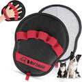 Pet Hair Removal Glove, Electrostatic Grooming Mitt for Dogs & Cats | Electrostatic pet hair remover tool with 5-finger design. Washable reusable for cats, dogs, sofas and furniture.