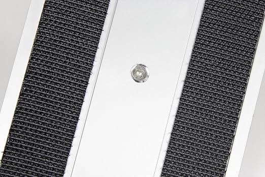 CleanAide Flat Mop Plate Frame for Microfiber Pads, Commercial-Grade Aluminum with 360° Swivel, Hook and Loop Fastening, Lightweight and Durable, Gray, Frame Only, 18 Inches