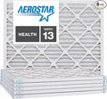 Aerostar 16x18x1 MERV 13, Pleated Air Filter, 16x18x1, Box of 6, Made in the USA