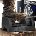 JobSite Midnight Black Boot Scrubber - The Original Shoe Scraper Brush - Mounting Shoe Cleaner - Sasquatch Strong