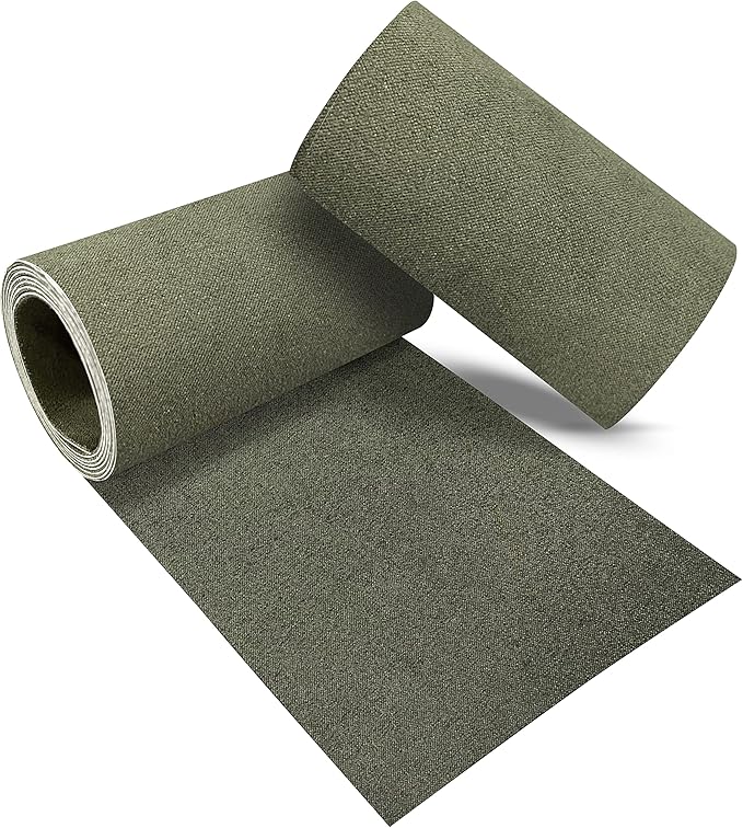 Azobur Sofa Fabric Repair Patch, Oversized Microfiber Patch, Self-Adhesive Repair Fabric, Super Cost-Effective (Olive Green)