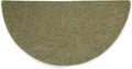 UniFlame - Green Leaf Hand Tufted 100% Wool Hearth Rug - Size: 44"L x 22"W | Protects Floor from Heat, Embers, and Sparks