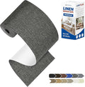 KING MOUNTAIN Linen Repair Patches, Self-Adhesive Fabric Patches, 4 X 63 inch Extra Size, Multi Color, Can be Used for Sofa Repair and Linen Clothes Repair (Dark Grey2.0)