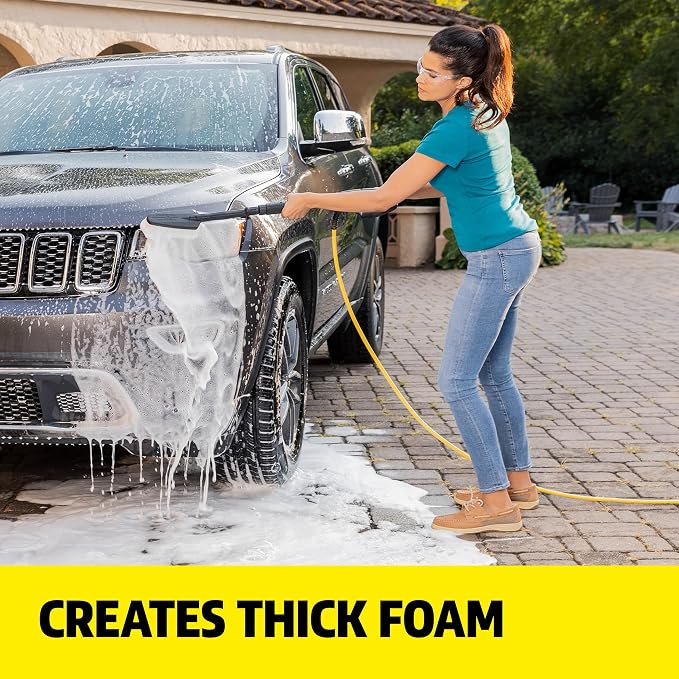KÄRCHER Vehicle Wash and Wax, Pressure Washer Detergent, Cleans Cars, Bikes, Trucks, Boats and More, Highly Concentrated, Makes up to 40 gal of Cleaner
