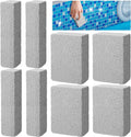 8 Pcs Pools Pumice Stone - Pool Cleaning Block Swimming Pumice Pool Tile Stone for Pools & Spa Tile, Grout & Concrete Cleaning (8Pcs)